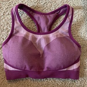 Reebok purple sports bra